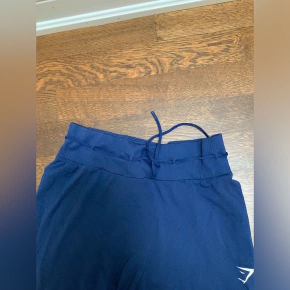 GYMSHARK Vital Seamless 2.0 Joggers Track Pants Navy Blue Women’s Size Small - Picture 15 of 16